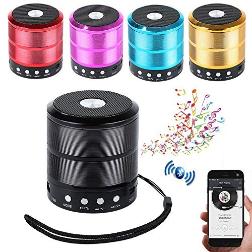 Mini Caixinha De Som Bluetooth Portátil Usb Mp3 P2 Sd Rádio Fm Ws-887 /  Caixa de Som Portátil Mini Speaker Bluetooth - Preta | Amazon.com.br