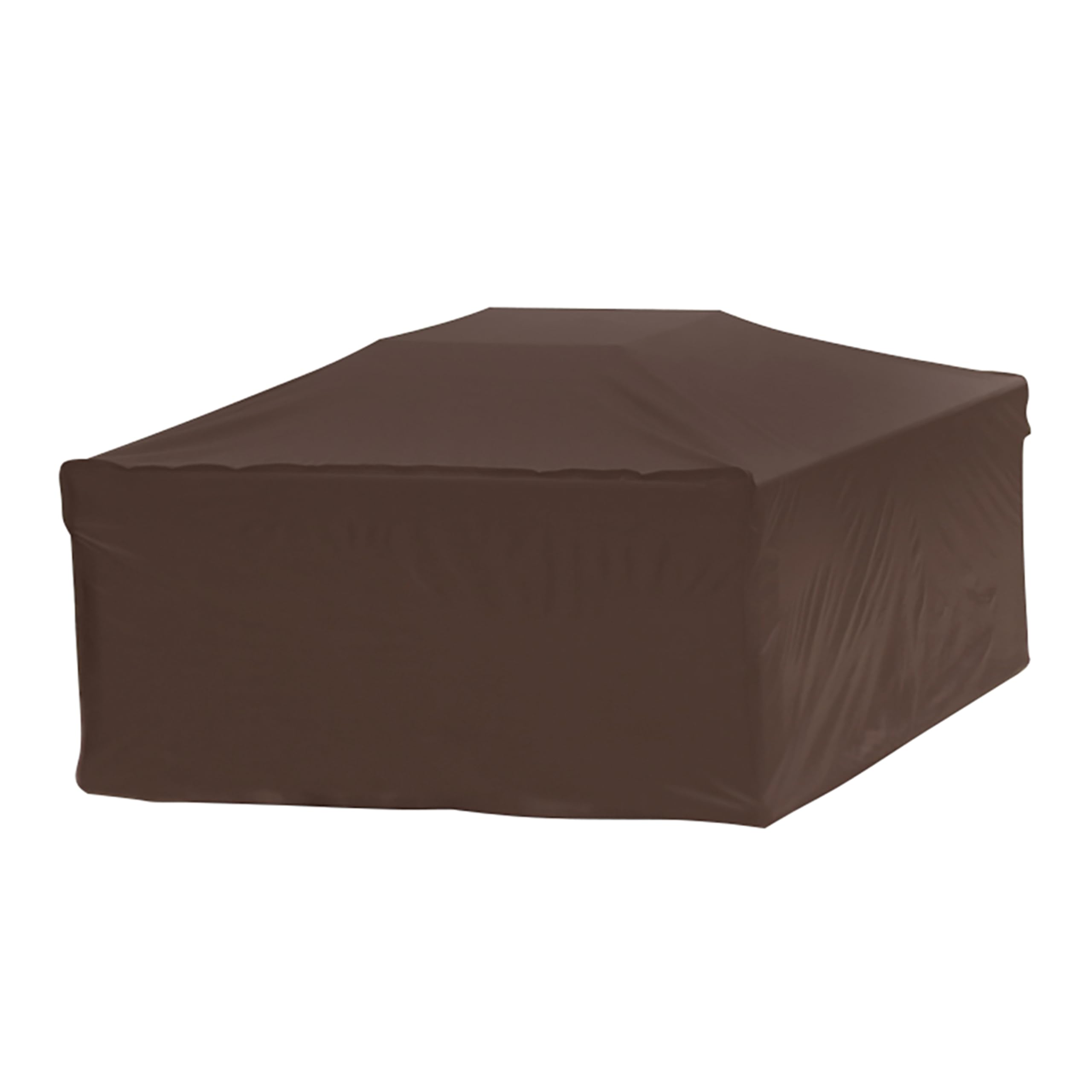 Square Fire Pit Cover, Dark Brown PVC, (38"L x 38"W 18"H)-image-43