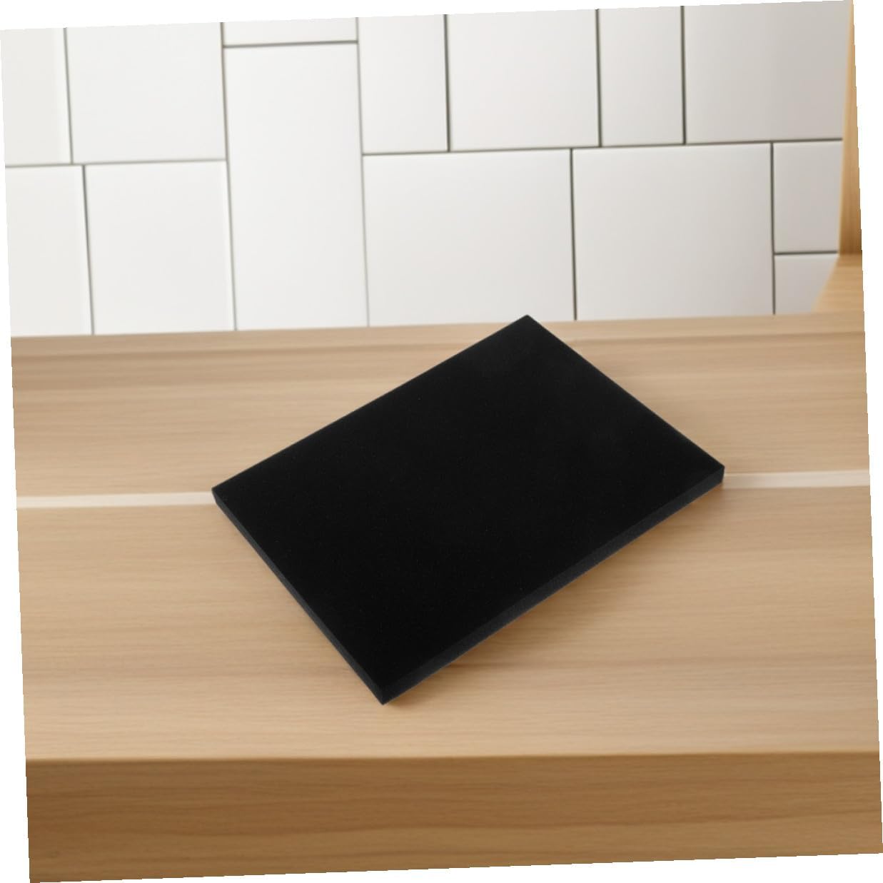 Packaging Foam Padding Sheets 4pcs Black Flat Foam Inserts 305x305x25mm 405x305x25mm Shock Absorbing Cushioning Materials for Shipping Fragile Items