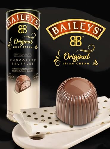 Turin Baileys Milk Chocolate Truffles, Milk Chocolates Filled With Baileys Flavored Non-Alcoholic, 7oz Tube Great for Gifts and Treats - Image 6