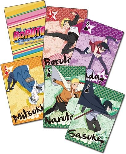 Boruto - Naruto Next Generation - Big Group Jugando Cartas