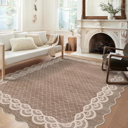 Tapete Lavable LUXLOOM 8x10 Low-Pile Camel miniatura 1