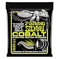 Cobalt produces a stronger magnetic relationship between pickups and strings than any other alloy previously available. Cobalt 7-string electric guitar strings provide an extended dynamic range, incredible harmonic response, strong low end, and crisp...