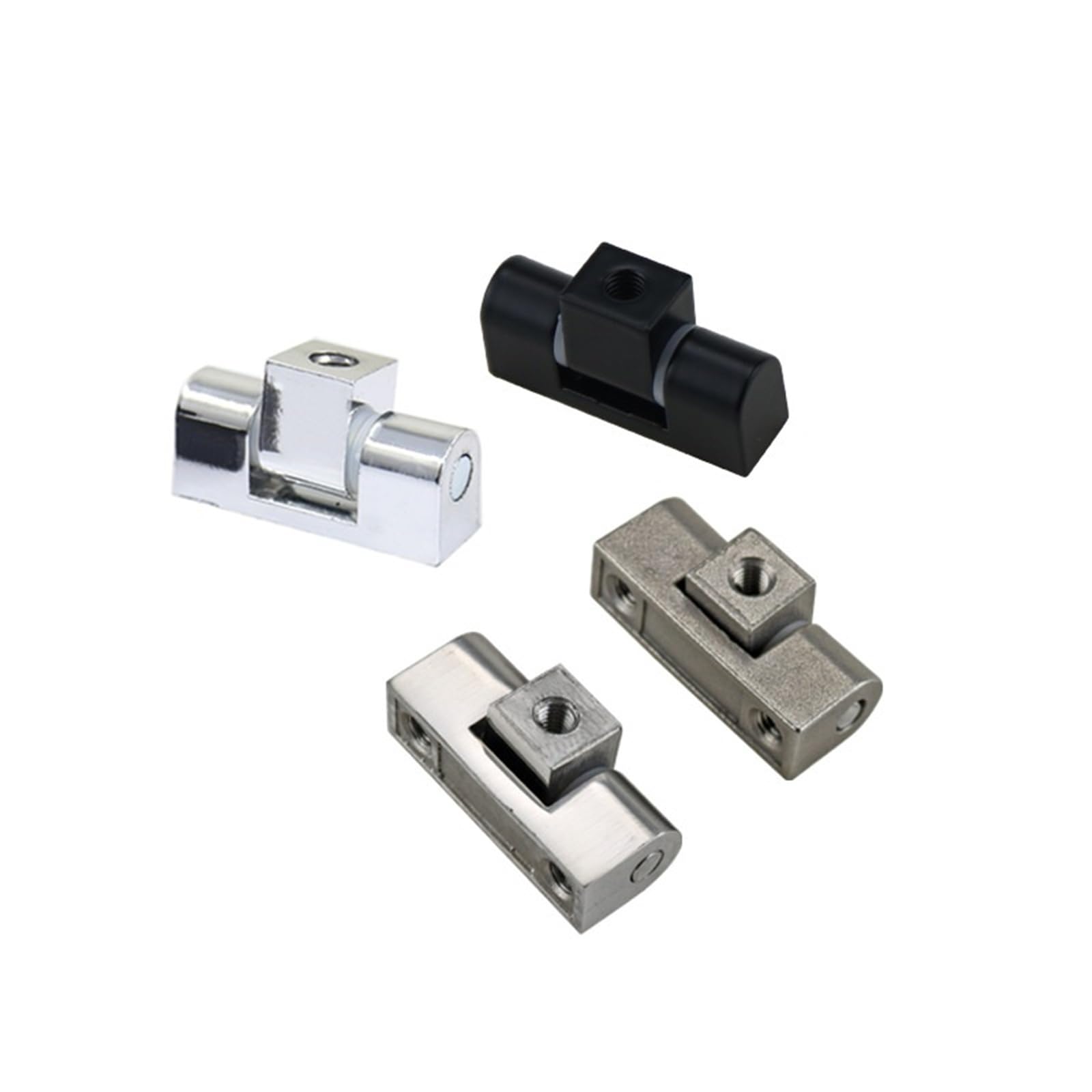 Rmwkrmogrf 45X19-Buffed Zinc Alloy Rotating Hinge Industrial Hardware Equipment Sheet Box Cabinet Door Accessories 1Pcs(45X19-Buffed)