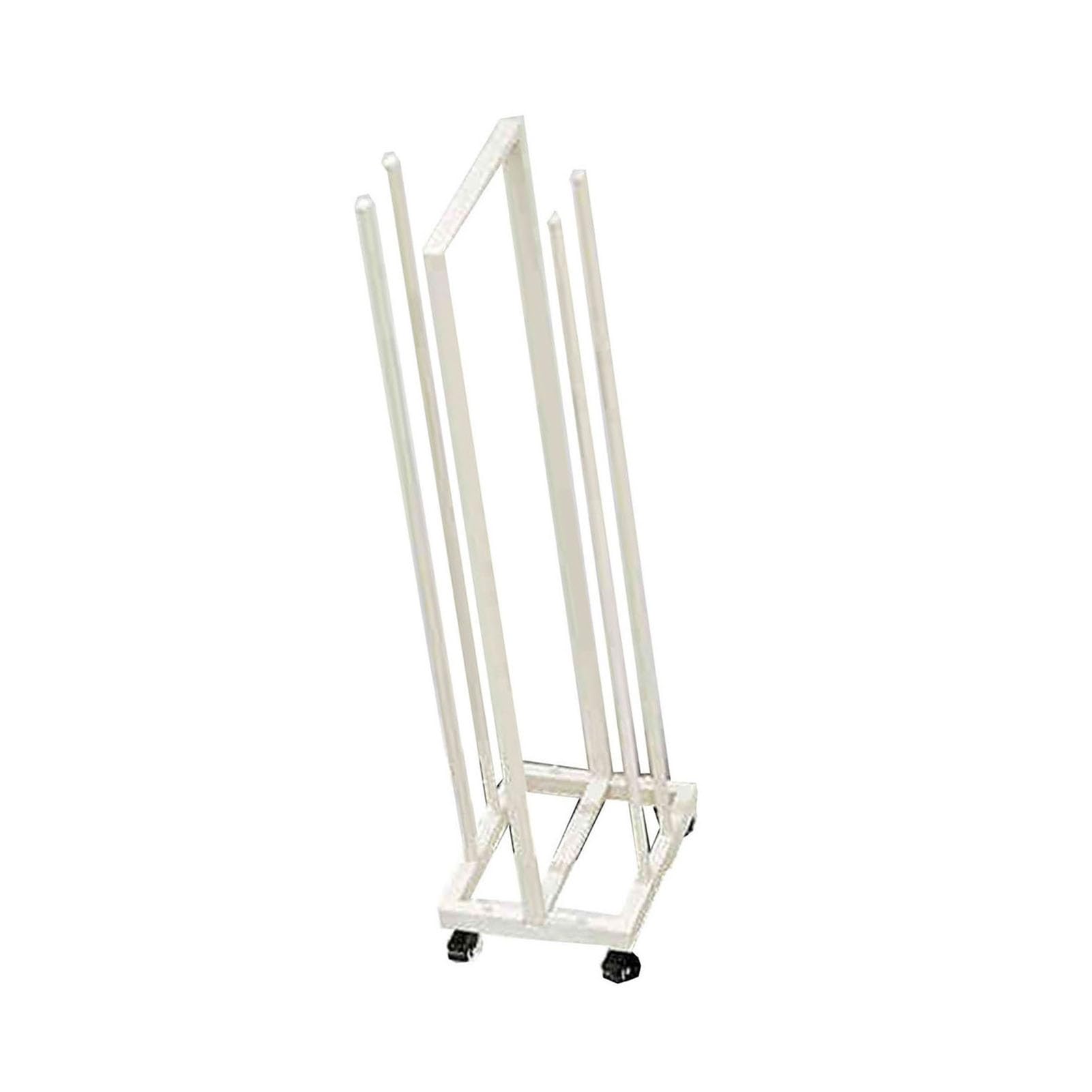 BHGFYXBS Movable Clothes Hanger Holder With Swivel Caster Wheels, Neat And Tidy For Closet Laundry Retail Store,Color 1-100x30x35cm