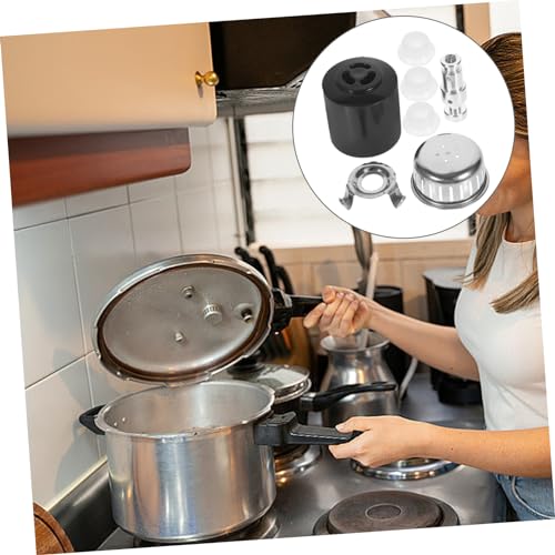 Accesorios de válvula de escape para olla a presión Mikinona, repuestos seguros con válvula limitadora de presión y mango para liberación de vapor miniatura 6