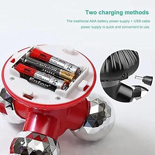 Venja Electric Mushroom Mimo Massager Lightweight Compact Battery Operated Or Usb Powered|Full Body Vibration Massager|3 Leg Vibration Mimo Roller Venja Electric Mushroom Mimo Massager Lightweight Compact Battery Operated Or Usb Powered|Full Body Vibration Massager|3 Leg Vibration Mimo Roller