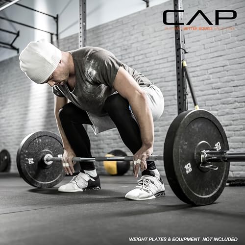 Image of CAP Olympic Barbell - 5FT, 6FT, & 7FT Strength Training Weight Bars, Multiple Options