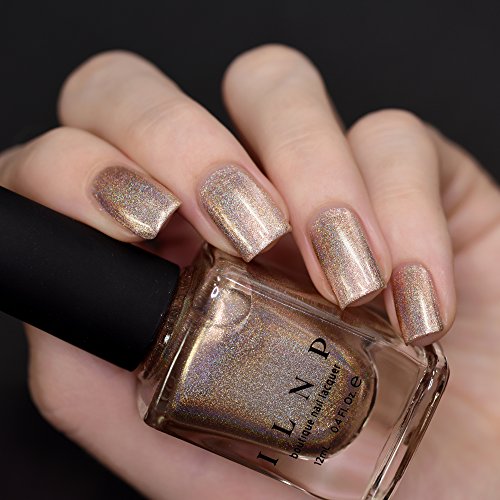 Image of ILNP Countdown - Champagne Gold Holographic Nail Polish