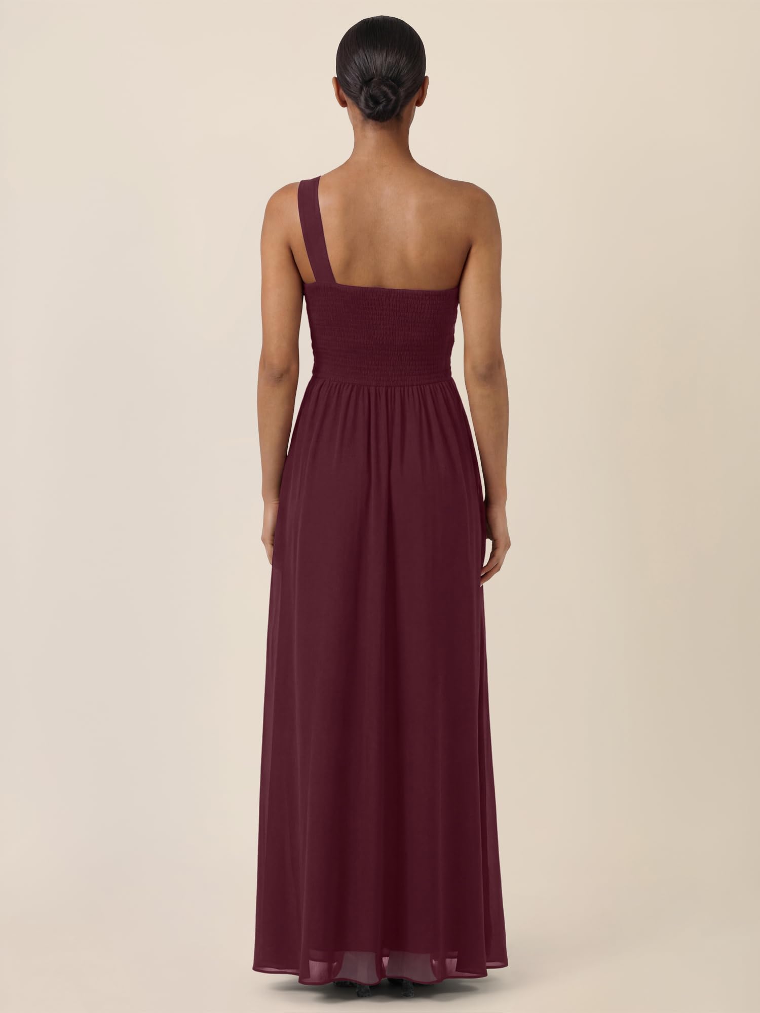 APART Fashion Damen One-Shoulder Abendkleid Kleid (1er Pack)