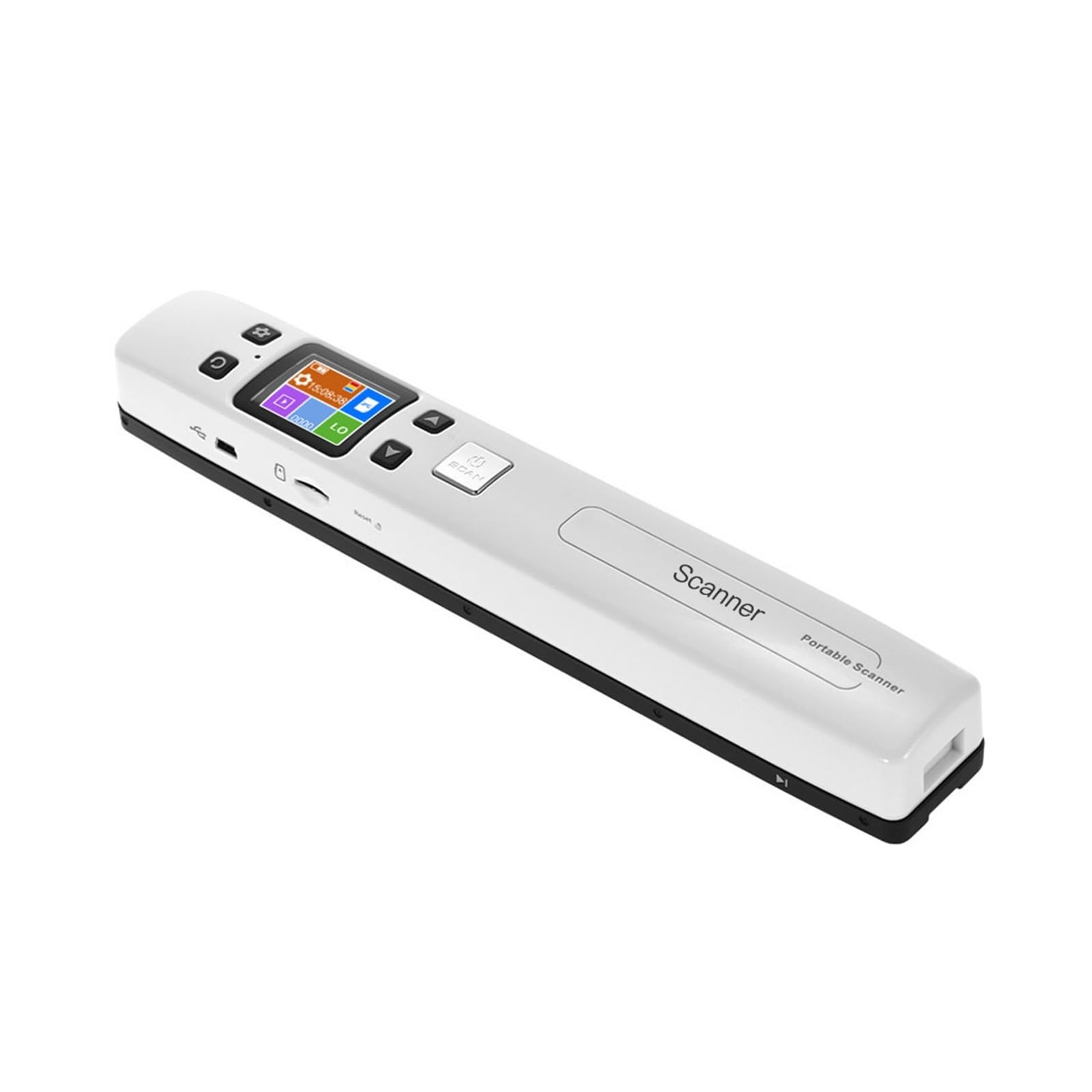 Scanner for documenti portatile con bacchetta portatile, formato A4 ad alta velocità 1050 DPI formato JPG/PDF for libri di ricevute aziendali,Scansione Facile(WIFI Scanner)