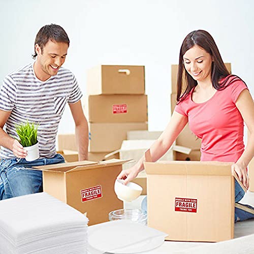 Foam Wrap Sheets Cushion Foam,100 Pack Foam Wrap Sheets Cushioning For Moving, Shipping, Packaging, Storage-Safely Cushion Wrap For Dishes, Furniture, Glasses, Plates,Cups (8 X 7 Inch) #TOP2