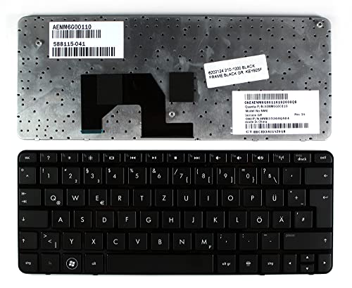 Clavier HP Mini 210-1040NR noir de rechange pour réparation de clavier ordinateur portable