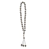 Muslim Prayer Beads Islamic Tasbih Prayer Beads Muslim Rosary Worship Supplies Accessory, 7 Colors Optional(Black)