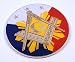 Masonic Philippine 3" Metal decal Emblem 3D Freemason Mason Philippines MAS2