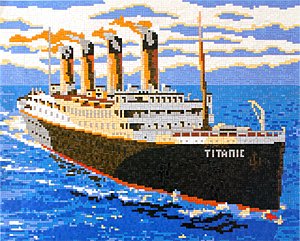 stickit Mini Stecksystem Titanic fahrend ca. 8.200 Teile Nr. 41222