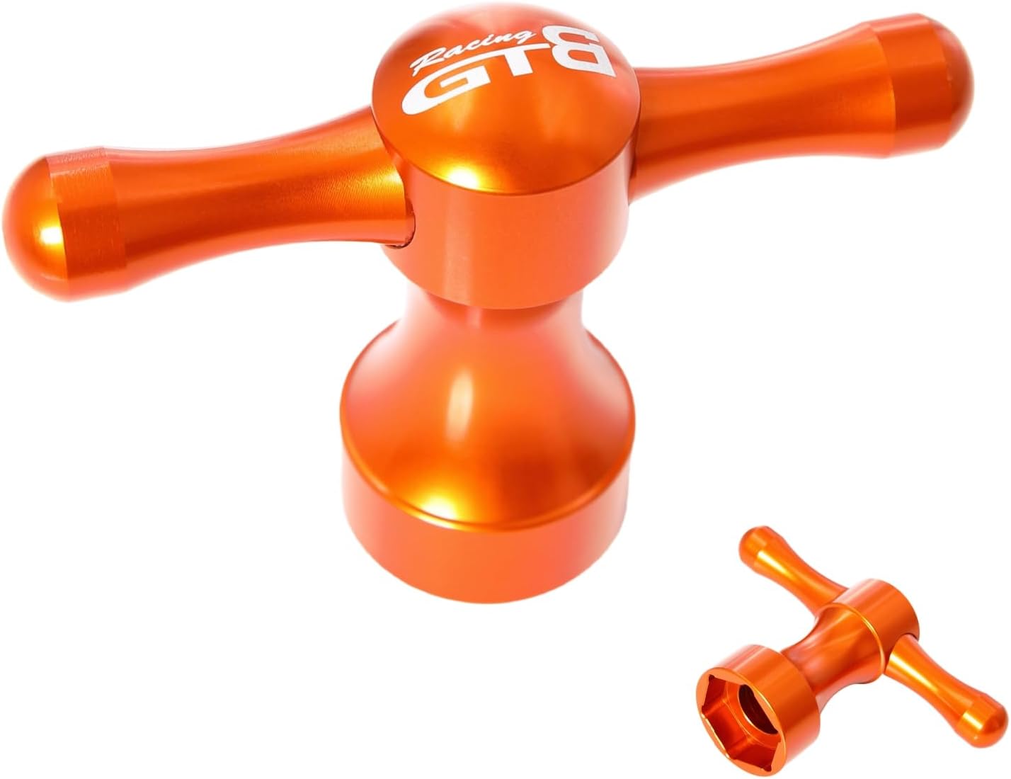 GTBRacing 24mm Wheel Hexagon Screwdriver Hex Wrench for 1/5 RC Car HPI Baja LOSI 5ive T DBXL Tool (Orange)