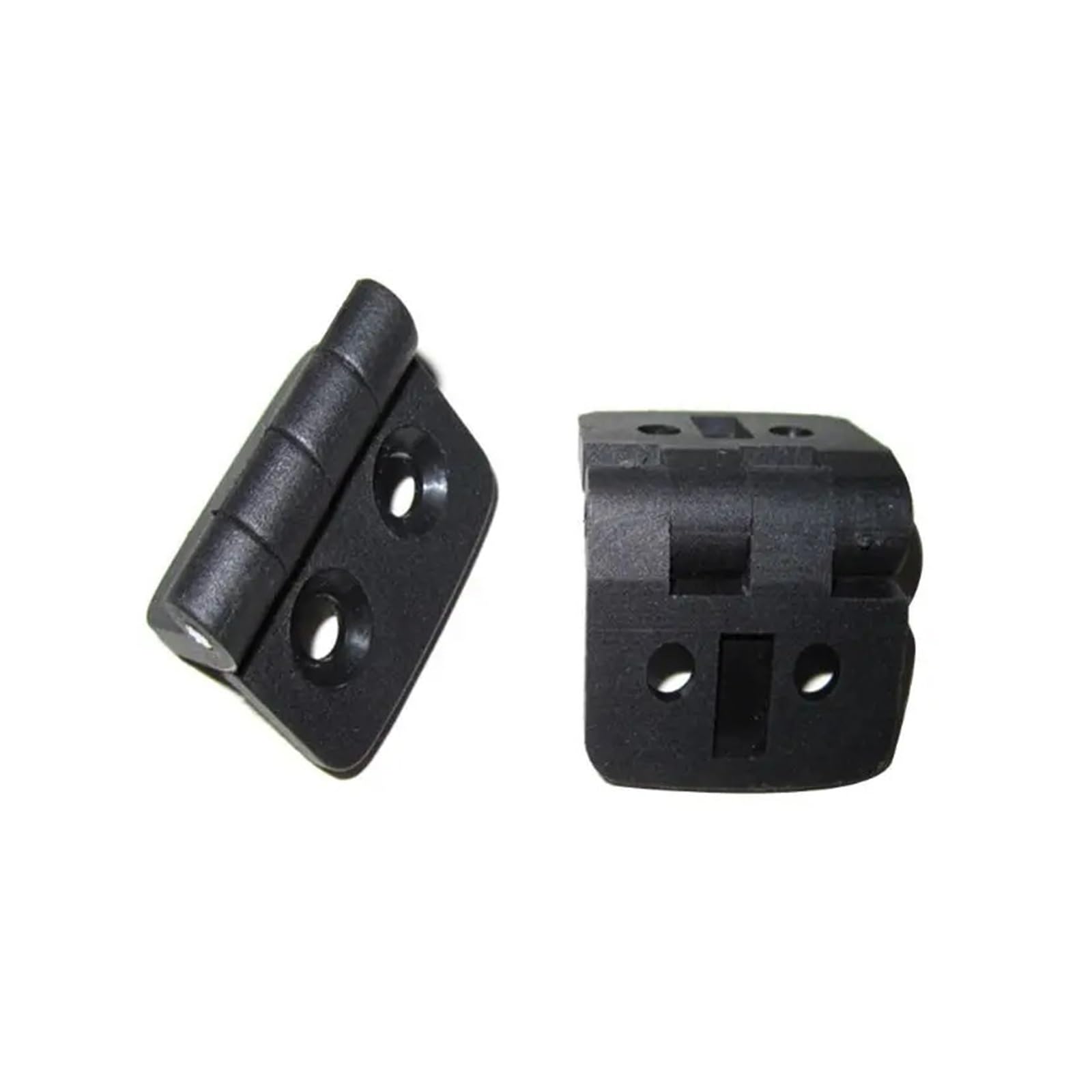 Charnière Pliante pour Porte d'Armoire Quincaillerie Plastique Noir Meuble Cuisine Pack 10