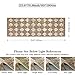Lahome Zelie Moroccan Treills Runner Rug, 2x6 Beige Washable Rug Runner Carpet Runners for Hallway 6ft Non Skid, Checkered Kitchen Bathroom Non Skid Runners for Bedroom Hallway Entryway