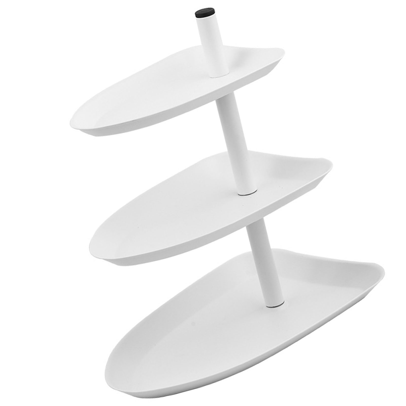 Xinsheinelry Space Saving Dessert and Snacks Holder Multilayer Cake Stand 430Stainless Steel Construction for Durability and Styles Dessert Presentation Plate