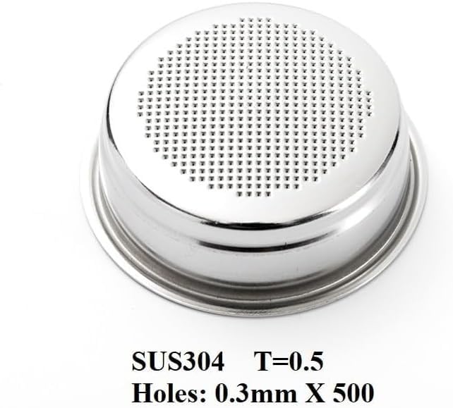 Image of 51mm Non Pressurized Filter Basket, Single Cup / 1cup for 51mm Portafilter, 10 Grams of Powder Capacity, Coffee Basket, Delonghi Dedicca
