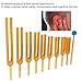 Tuning Forks Chakra Set, Instrument Tuning Fork, Stainless Steel Tuning Fork, 174Hz/285Hz/396Hz/417Hz/528Hz/639Hz//852Hz/963Hz, 9 Chakras + 1 Soul Purpose Tuning Forks Striker and Case Included