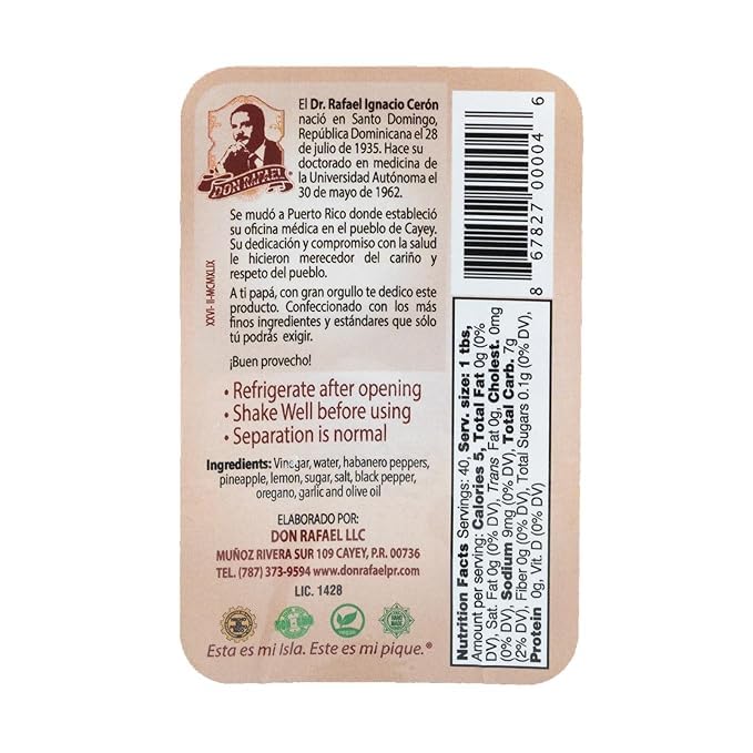 Pique (Cured with Pineapples) - Don Rafael Hot Sauces (2.0) image 2
