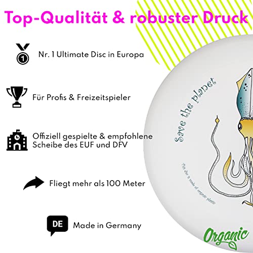 Eurodisc 175g 4.0 Ultimate Frisbee Flugscheibe für Sport und Freizeit