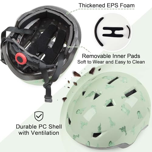 Image of Toddler Helmet, Baby Infant Kids Bike Helmet for Kids Age 1-3 /2-4 /3-5 /5-8 Adjustable Toddler Bike Helmets for Boys Girls for Scooter Skateboard Cycling