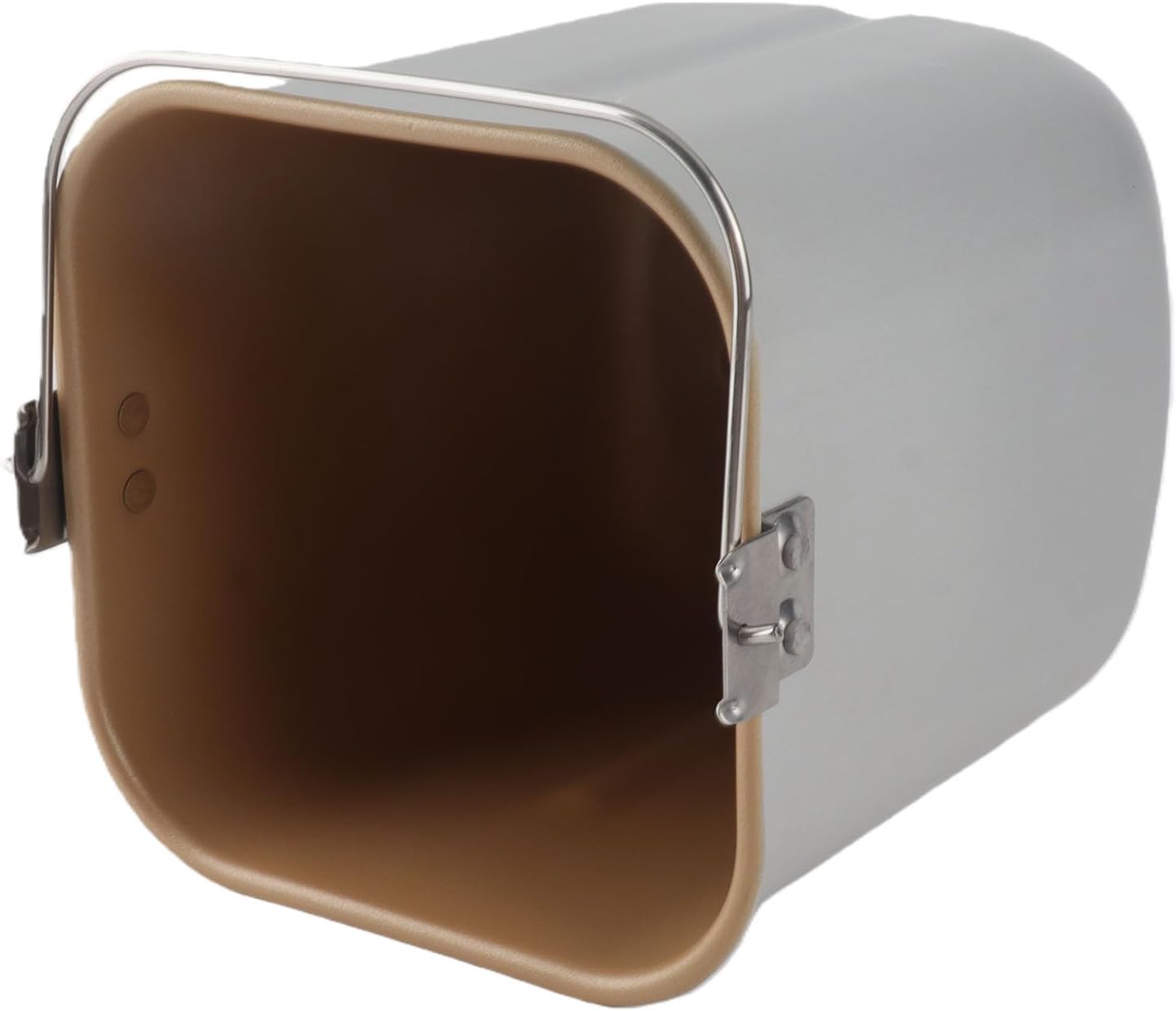 VINGVO Bread Machine Mixing Bread Bucket, Anti Stick Coated Aluminum Alloy Machine Inner Bucket, Maker Baking Baking Pan with Handle, Ideal for Commercial