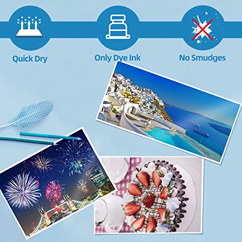 180 Sheets Thin Paper Glossy Photo Print Inkjet 8.5X11 Diy Chip Bag Party Favors Brochure Flyer Picture Printer 36Lb 135Gsm #TOP6