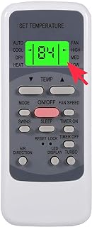 Replacement Air Conditioner Remote Control for Goodman Tgm Midea miller R51I4/BGE R51I4/BGCE UL-R51M/E R51I11/BGE R51L4/BGE R51/CBGE R51/CE R51M/E R51M/CE (B)