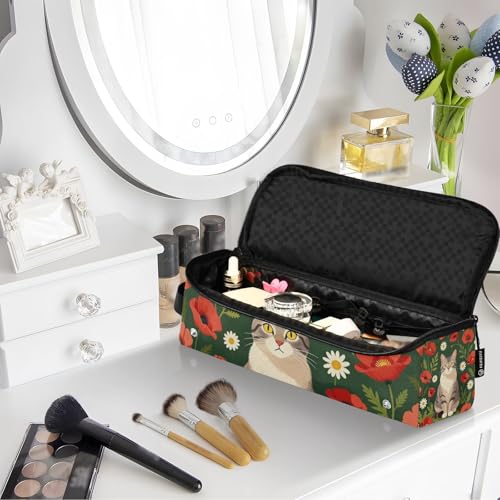 Bolso organizador de viaje para herramientas de cabello resistente al calor con base para planchas, rizadores, alaciadores y cepillos miniatura 7