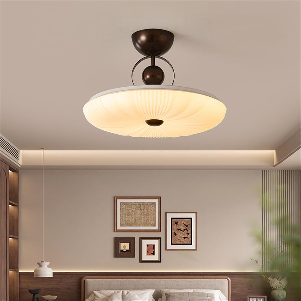 KXEcoLife Contemporary LED Ceiling Lamp Fashion Simplicity Art Living Room Restaurant Bedroom Study Children's Corridor Balcony Light ﻿ (3837B D50CM)