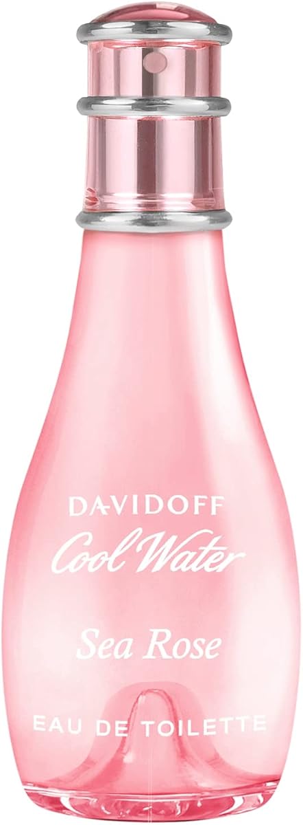 Davidoff Cool Water Sea Rose Eau de Toilette – Floral Perfume for Women – With Nashi Pear, Peony & Musk – Long-Lasting Fragrance