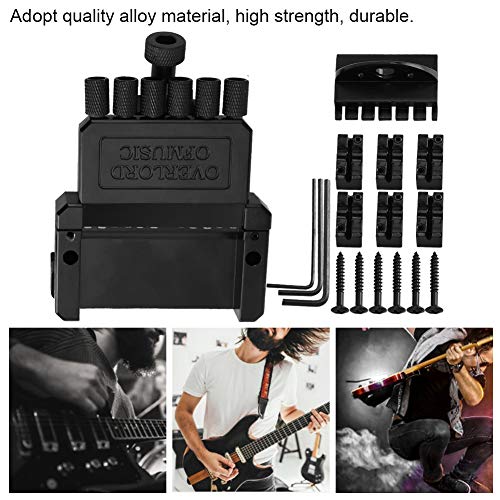 Pont de guitare sans tête, pont de guitare sans tête en alliage durable remplacement de cordier de pont de guitare pour… - Les Beatles, Paul McCartney, John Lennon, RIngo Starr, George Harrison Pont de guitare sans tête, pont de guitare sans tête en alliage durable remplacement de cordier de pont de guitare pour… – Image 7