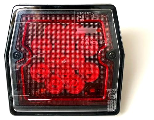 MelTruck® LED Nebelschlussleuchte Nebellicht 12V E9 f. LKW PKW Anhänger Wohnwagen Trailer