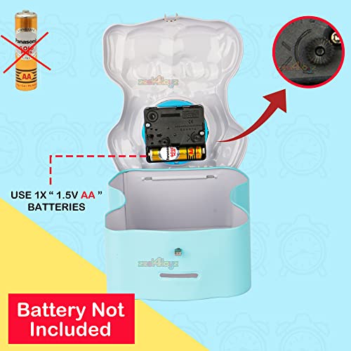 Image of Zest 4 Toyz Money Bank for Kids 2 in 1 Metal Piggy Bank with Lock N Key Table Alarm Clock for Kids Money Saving Box Gullak Money Box Coin Bank Cash Box Birthday Gift Toy Age 3+