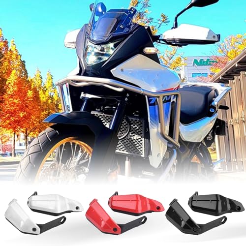 Protège-mains moto pour Honda Transalp XL750 2023-2026 guidon rouge et noir