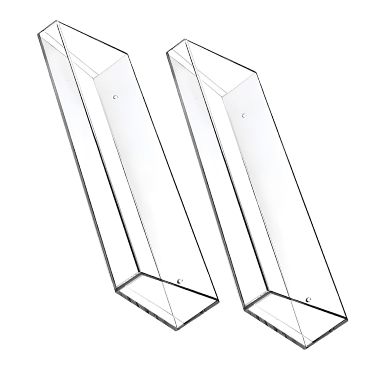 1juego Estante De Almacenamiento Acrílico Transparente para Baño y Cocina Estante Flotante Montado Pared Soporte para Jabón Champú y Utensilios De Cocina