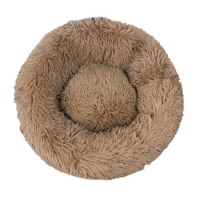 Akcesoria dla psów donut dla dużych psów domek dla kota pluszowe legowisko dla psa XXL okrągła mata dla małych średnich zwierząt uspokajająca 100 cm