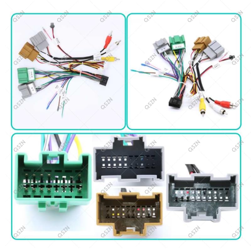 Car for Audio 16PIN Android Power Cable Adapter with Canbus Box for Chevrolet Cruze 2017 Wiring Harness - (A, Color Name: Cable)