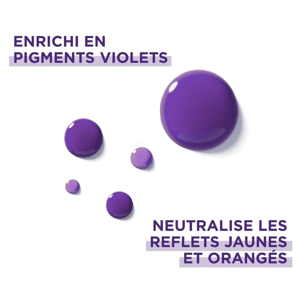 L'Oréal Paris - Shampooing Violet Déjaunisseur - Pour Cheveux Blonds, Décolorés, Méchés ou Blancs - Neutralisation des Reflets Jaunes & Orangés - Elseve Color-Vive - 200 ml - 4