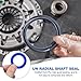 PATIKIL UN Radial Shaft Seal 32mm ID x 45mm OD x 8mm Width, 2 Pcs PU Oil Seal for Industry Bearing Shaft Pumps Piston Cylinder, Blue