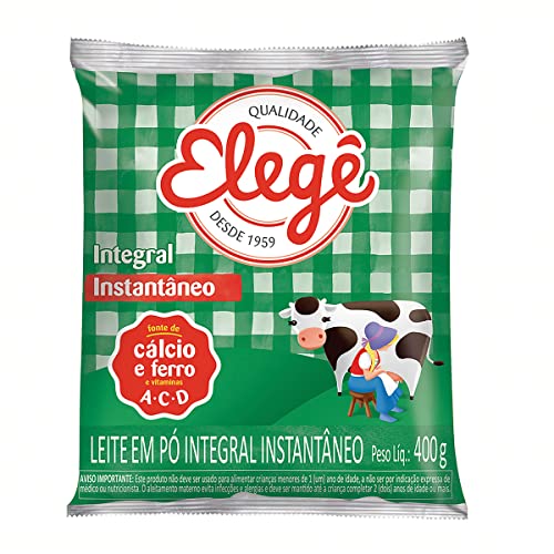 Leite Integral em Pó Integral Pacote Elegê 400G