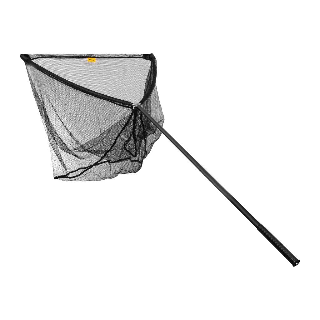 Épuisette CARP PREMIUM 105 cm / 42", 2 m de longueur de la barre, sélection du réseau caoutchouté/polyester, sélection de poignée nature/carbone, épuisette, accessoires de pêche, avec sac