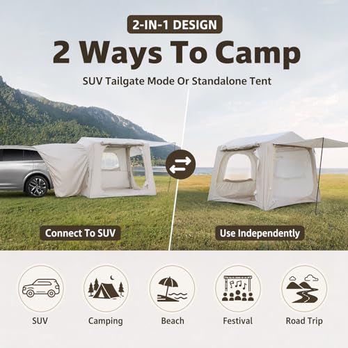 Carpa Inflable para SUV 4 Personas Resistente Agua miniatura 2