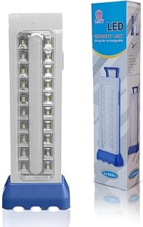 Rechargeable Emergency Light with Long-lasting Battery, Rechargeable LED Emergency Light with Handle, Power Switch, and LargeCharging Capability (LJ-5930-1)