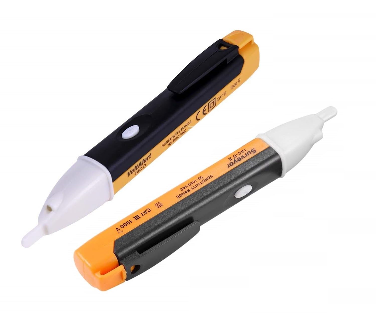 RIVER FOX® THE PUJARA Plastic AC Voltage Tester Volt Test Pen Detector 90~1000V AC Electric Voltage Power Detector Alert Sensor Tester LED Light Non-Contact Pen (Yellow), Battery Powered PACK OF 2 PCS (B0CNP91B32) Amazon Price History, Amazon Price Tracker