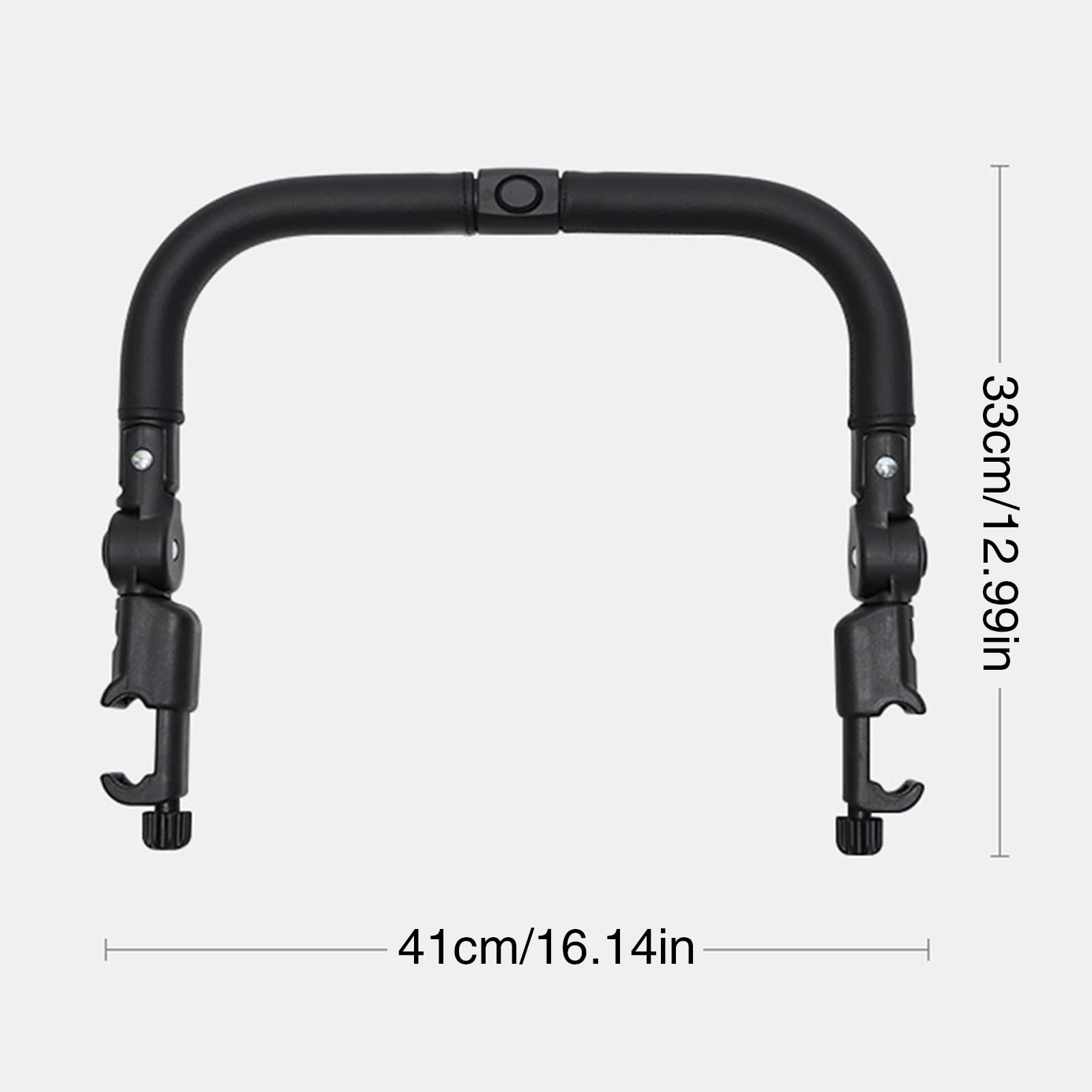 Stoßstange für Kinderwagen, Stoßstange für Kinderwagen, Armlehne, Griff, verstellbarer Winkel | Lenkerstange für Armlehne für Kinderwagen, Zubehör für